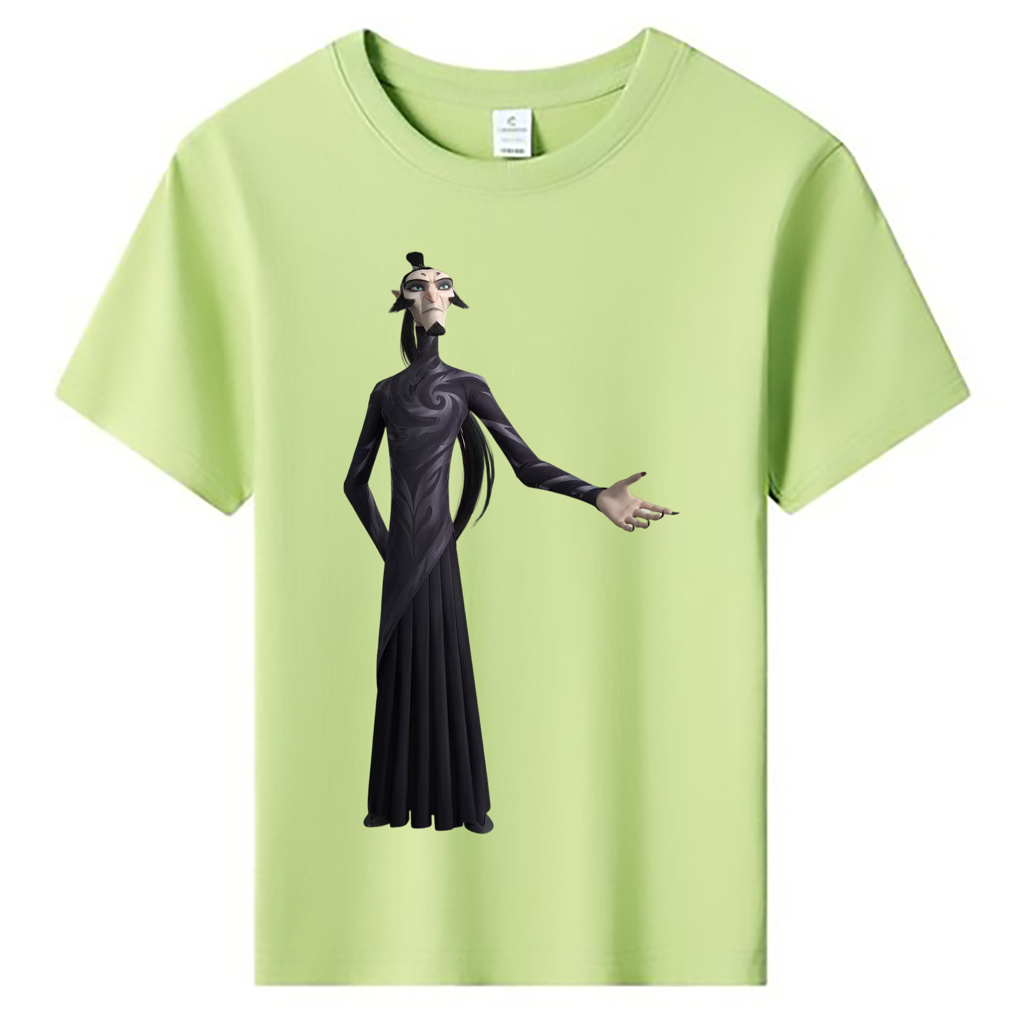 （画像用） Ne Zha 2 ナタ 魔童の大暴れ 綿100％キッズTシャツ（フロントプリント）
